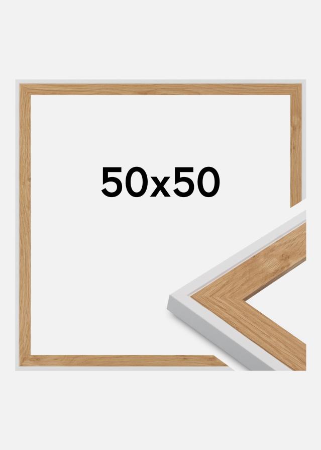 Jämtlands Ramfabrik Rahmen Clearline Acrylglas Weiß 50x50 cm