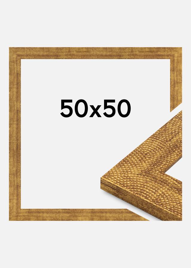 Jämtlands Ramfabrik Rahmen Linea Acrylglas Gold 50x50 cm