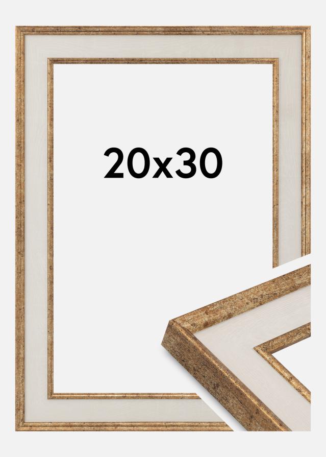 Jämtlands Ramfabrik Rahmen Dolly Acrylglas Gold 20x30 cm