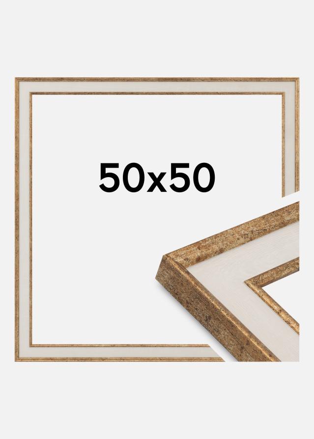 Jämtlands Ramfabrik Rahmen Dolly Acrylglas Gold 50x50 cm