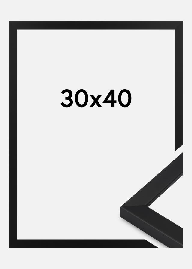 Jämtlands Ramfabrik Rahmen Oban Acrylglas Schwarz 30x40 cm