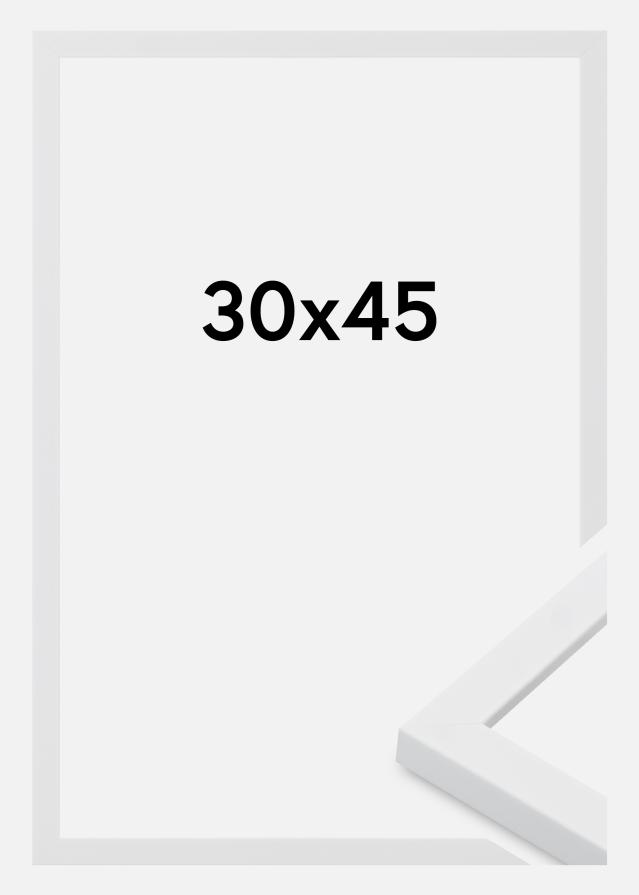 Jämtlands Ramfabrik Rahmen Oban Acrylglas Weiß 30x45 cm