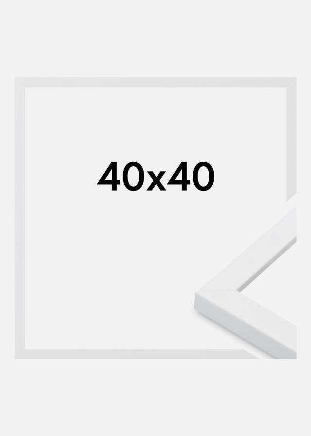 Jämtlands Ramfabrik Rahmen Oban Acrylglas Weiß 40x40 cm