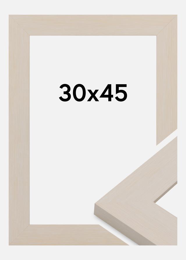 Jämtlands Ramfabrik Rahmen Pembrokeshire Acrylglas Weiß 30x45 cm