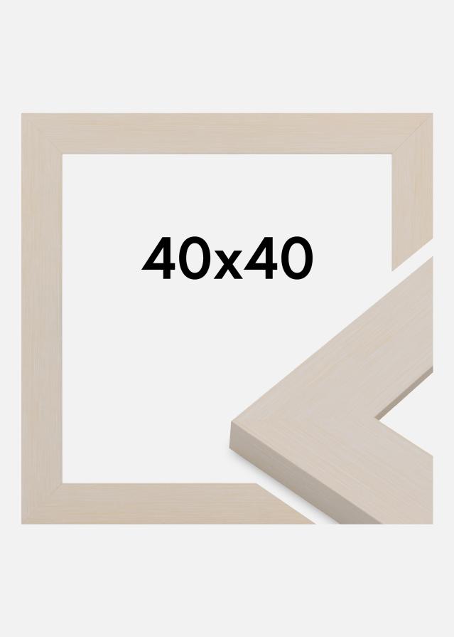 Jämtlands Ramfabrik Rahmen Pembrokeshire Acrylglas Weiß 40x40 cm