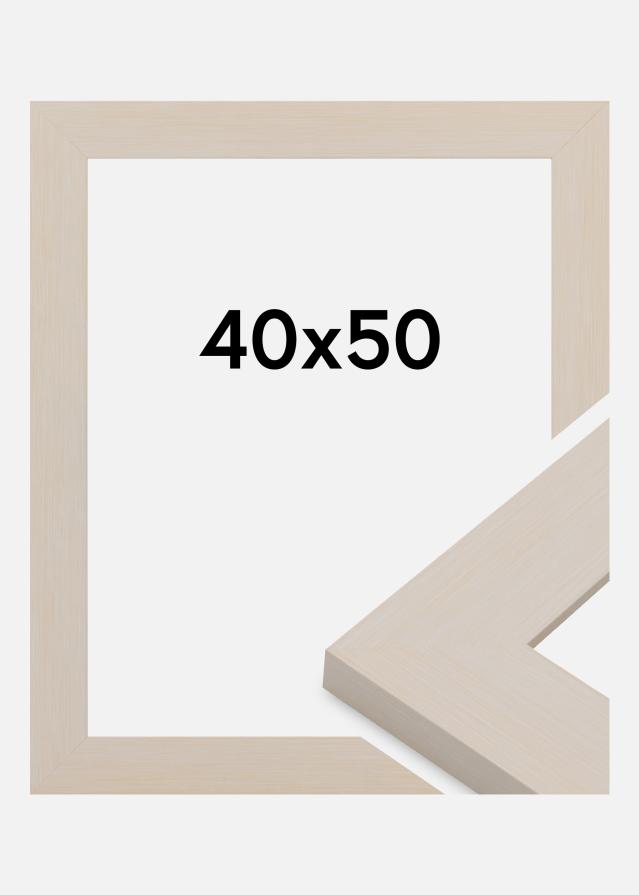 Jämtlands Ramfabrik Rahmen Pembrokeshire Acrylglas Weiß 40x50 cm