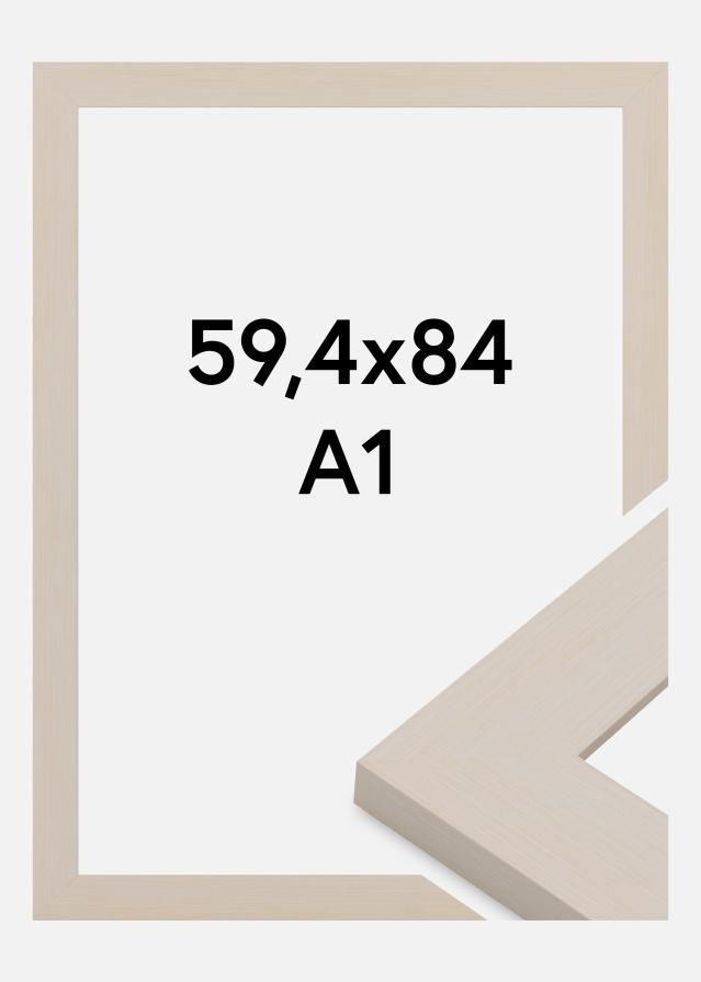 Jämtlands Ramfabrik Rahmen Pembrokeshire Acrylglas Weiß 59,4x84,1 cm (A1)