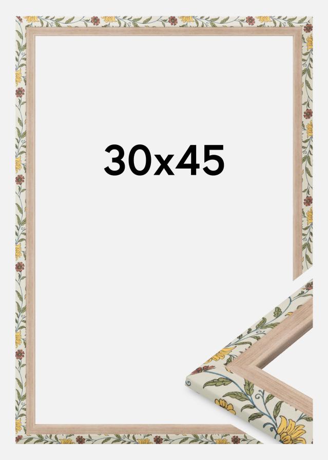 Jämtlands Ramfabrik Rahmen Arco Acrylglas Blumig Eiche 30x45 cm