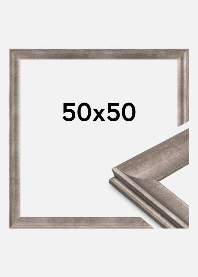 Jämtlands Ramfabrik Rahmen Conca Acrylglas Silber 50x50 cm