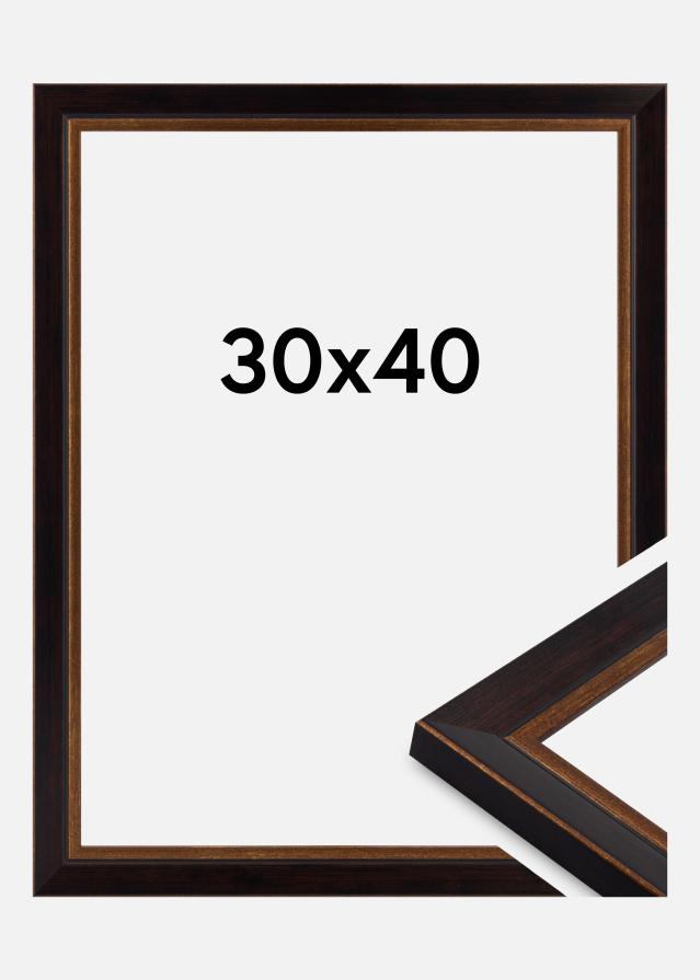 Jämtlands Ramfabrik Rahmen Artur Acrylglas Schwarz 30x40 cm