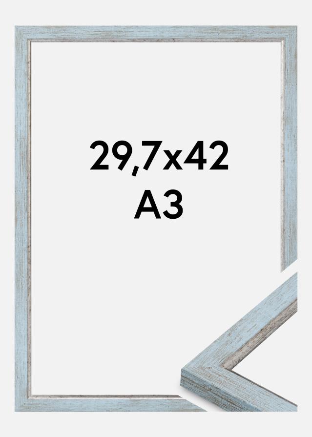 Jämtlands Ramfabrik Rahmen Whitby Acrylglas Blau 29,7x42 cm (A3)