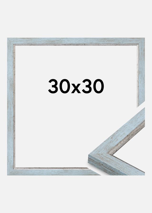 Jämtlands Ramfabrik Rahmen Whitby Acrylglas Blau 30x30 cm