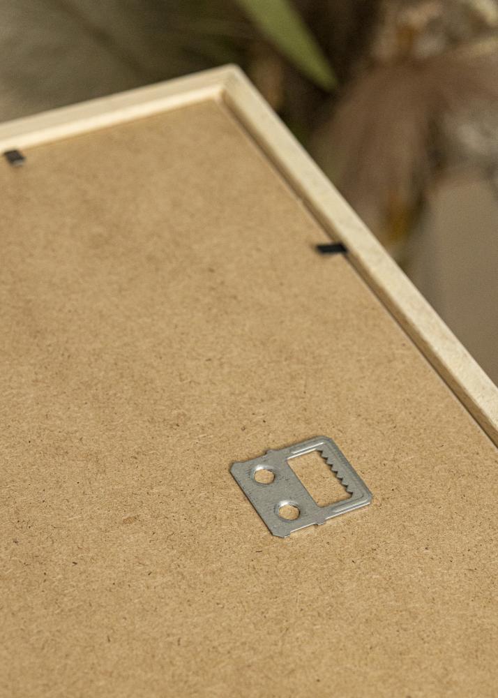 Ram med passepartou Rahmen Edsbyn Weiß 60x65 cm - Passepartout Weiß 50x55 cm