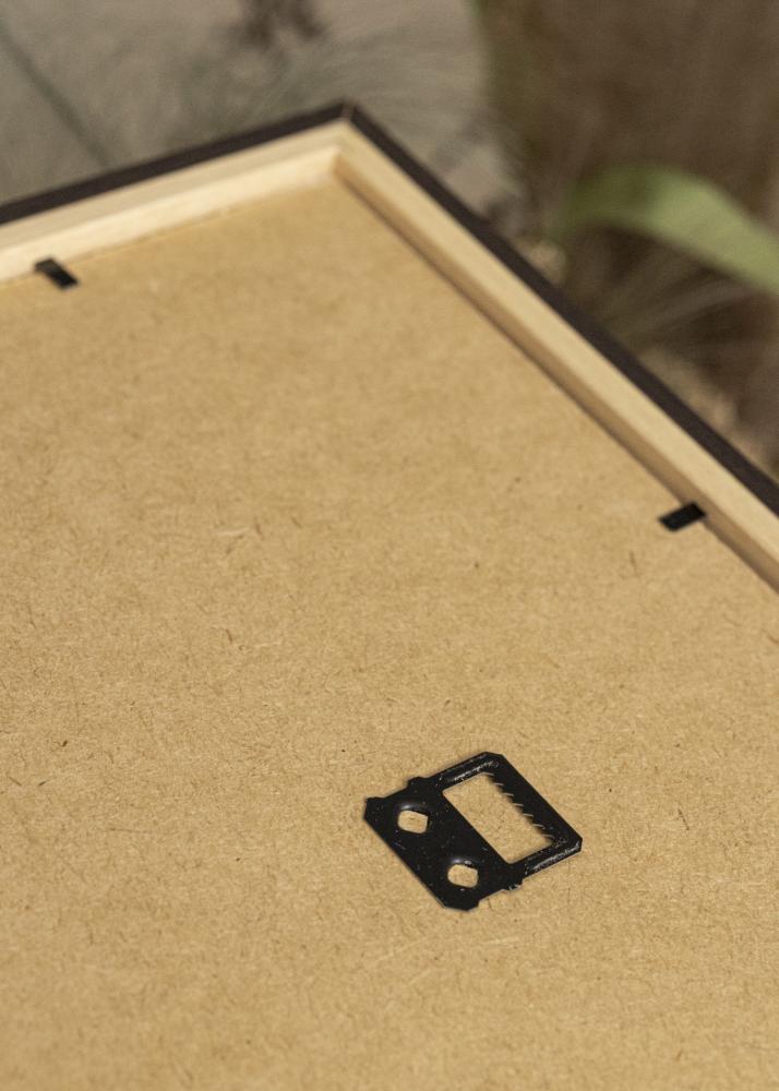 Ram med passepartou Rahmen Stilren Wenge 50x70 cm - Passepartout Weiß 40x60 cm