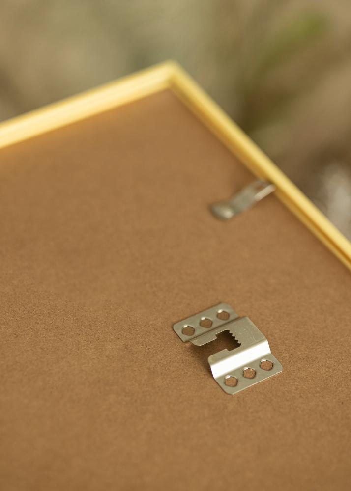 Ram med passepartou Rahmen New Lifestyle Gold 60x90 cm - Passepartout Weiß 50x75 cm