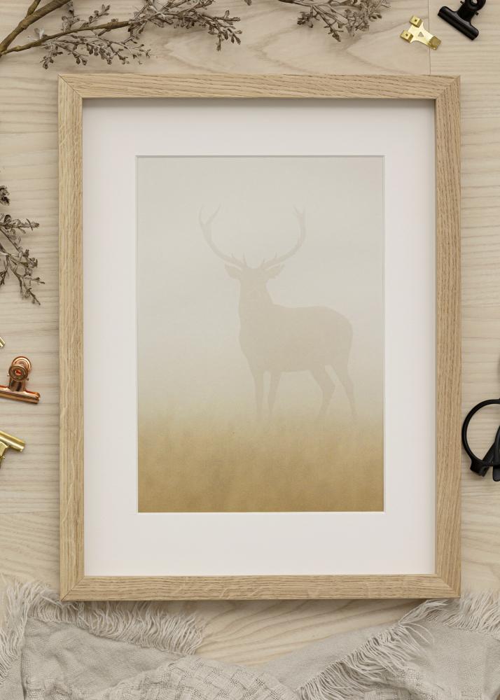 Jämtlands Ramfabrik Rahmen Amanda Box Acrylglas Eiche 21x30 cm