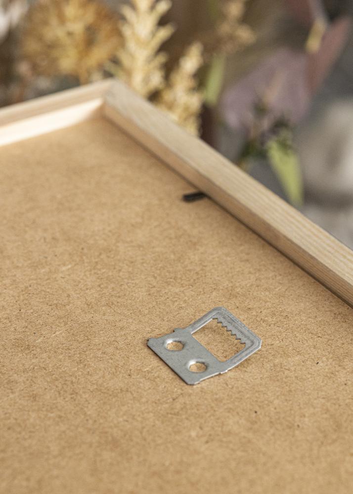 Ram med passepartou Rahmen Stilren Schwarz 65x65 cm - Passepartout Weiss 22x22 inches