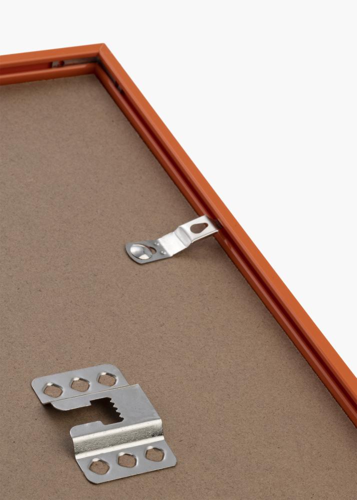 Ram med passepartou Rahmen New Lifestyle Orange 40x50 cm - Passepartout Weiß 27x35 cm