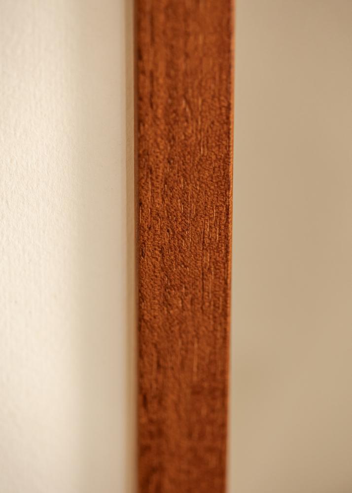 Ram med passepartou Rahmen Hermes Kirsche 42x59,4 cm - Passepartout Weiß 25x38 cm