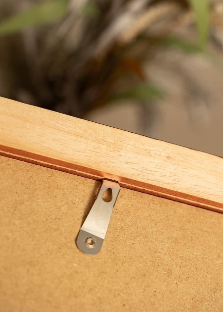 Ram med passepartou Rahmen Juno Kirsche 40x60 cm - Passepartout Weiß 25x50 cm