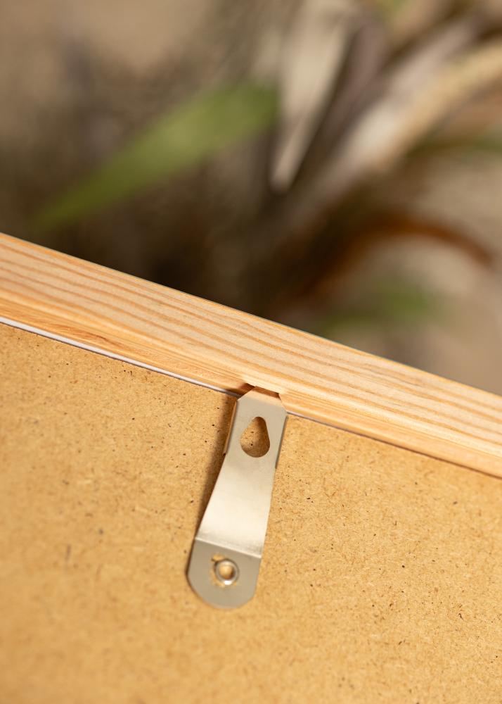 Ram med passepartou Rahmen Diana Hellblau 30x40 cm - Passepartout Weiß 8x12 inches