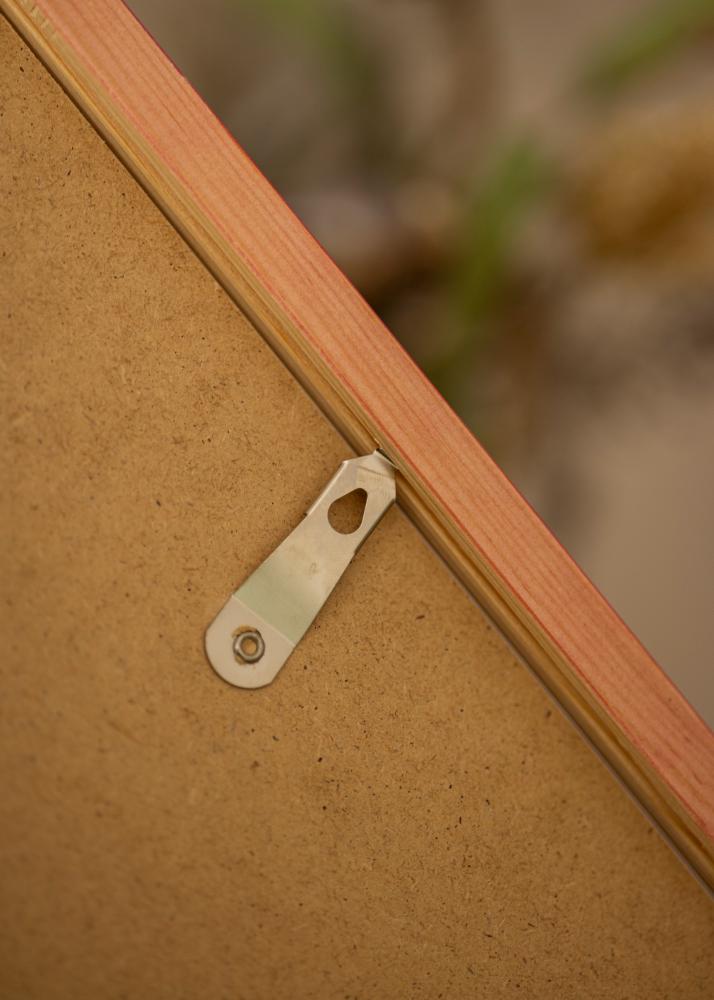 Ram med passepartou Rahmen Diana Rot 45x60 cm - Passepartout Weiß 32x45 cm