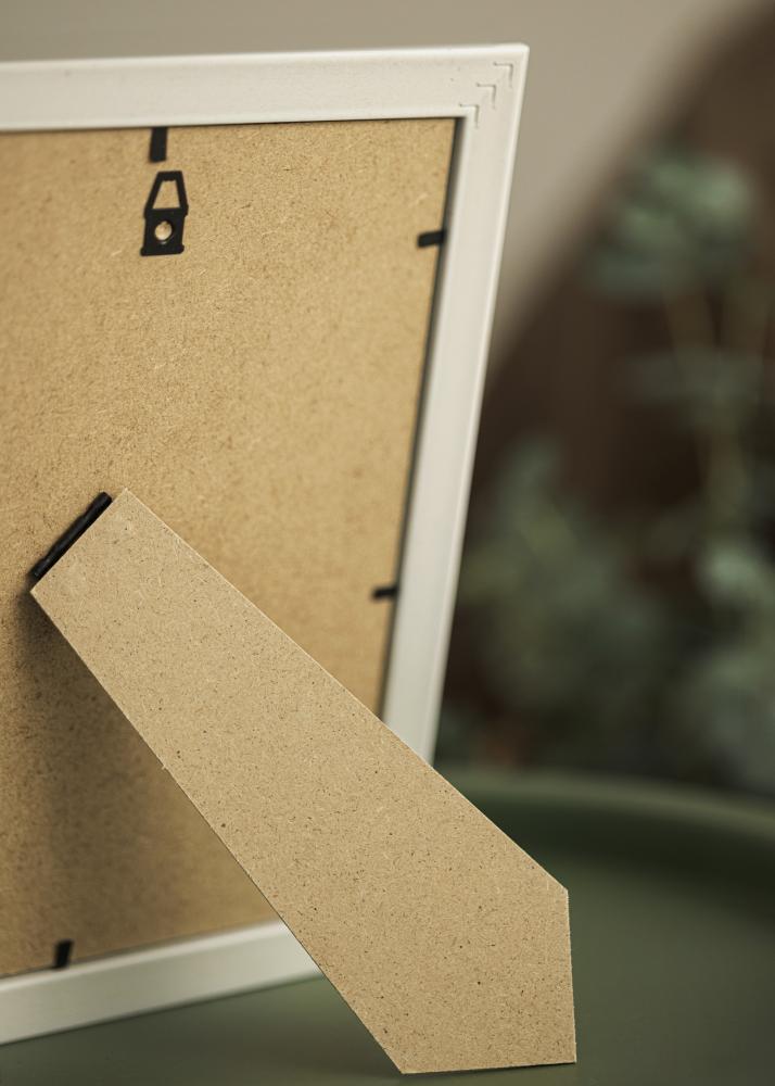 Ram med passepartou Rahmen Västkusten Eiche 20x25 cm - Passepartout Weiß B6 125x176 mm