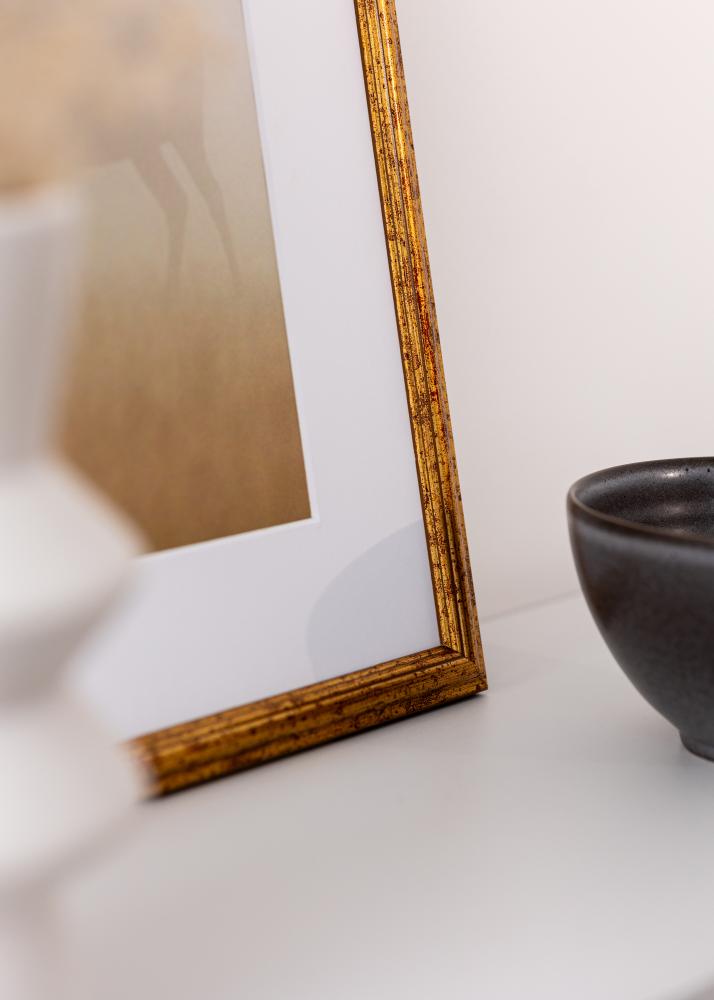 Jämtlands Ramfabrik Rahmen Claudia Acrylglas Gold 50x70 cm