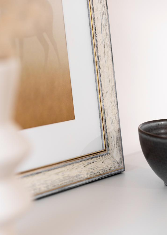 Jämtlands Ramfabrik Rahmen Fabriano Acrylglas Weiß 30x40 cm