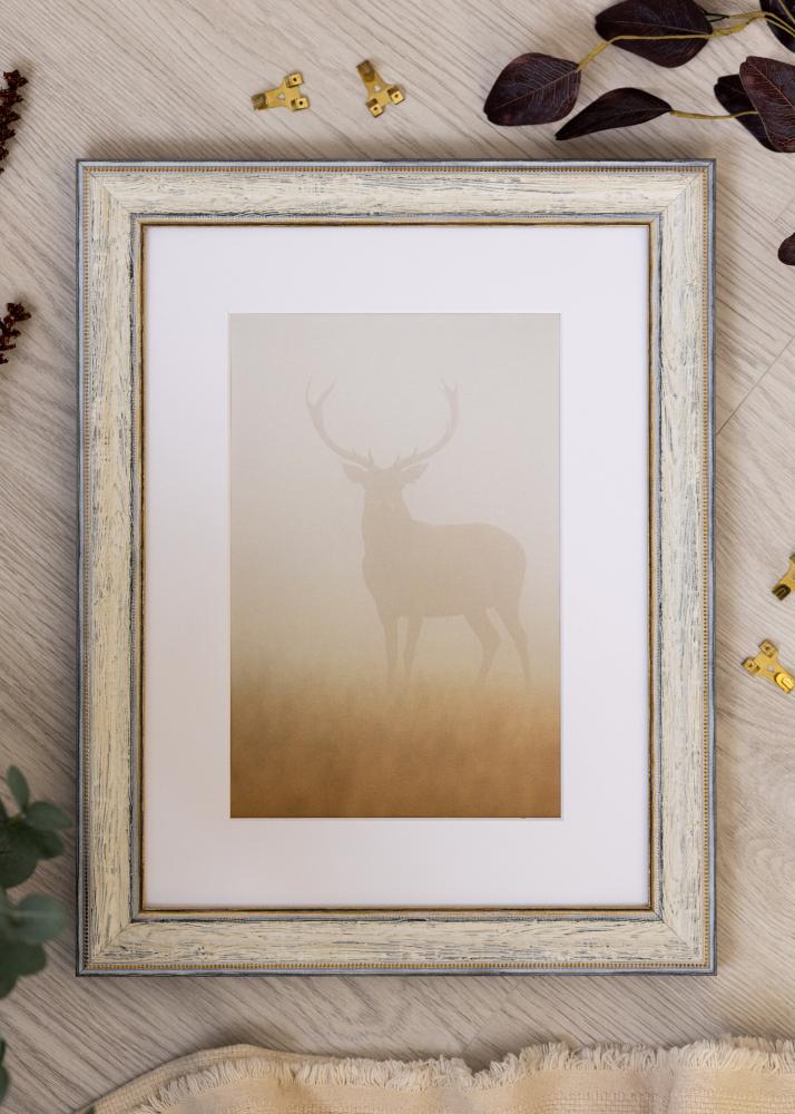 Jämtlands Ramfabrik Rahmen Fabriano Acrylglas Weiß 30x40 cm