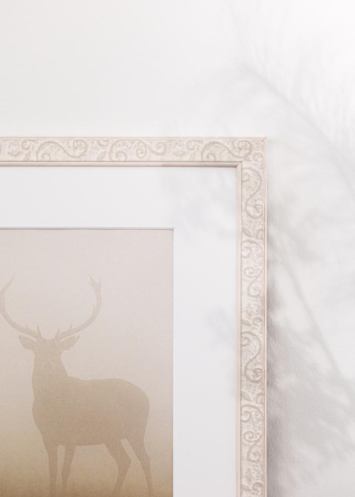 Jämtlands Ramfabrik Rahmen Milton Acrylglas Weiß 59,4x84,1 cm (A1)