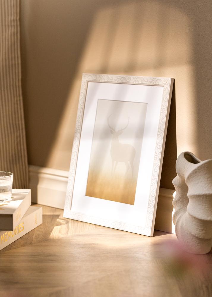 Jämtlands Ramfabrik Rahmen Milton Acrylglas Weiß 59,4x84,1 cm (A1)