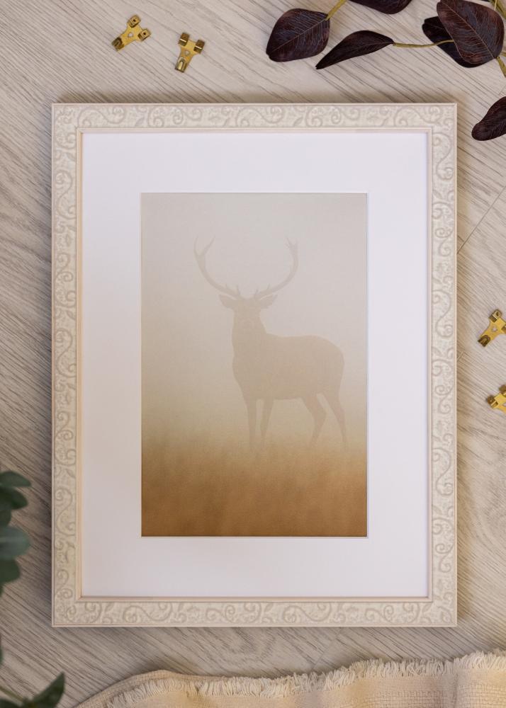 Jämtlands Ramfabrik Rahmen Milton Acrylglas Weiß 59,4x84,1 cm (A1)