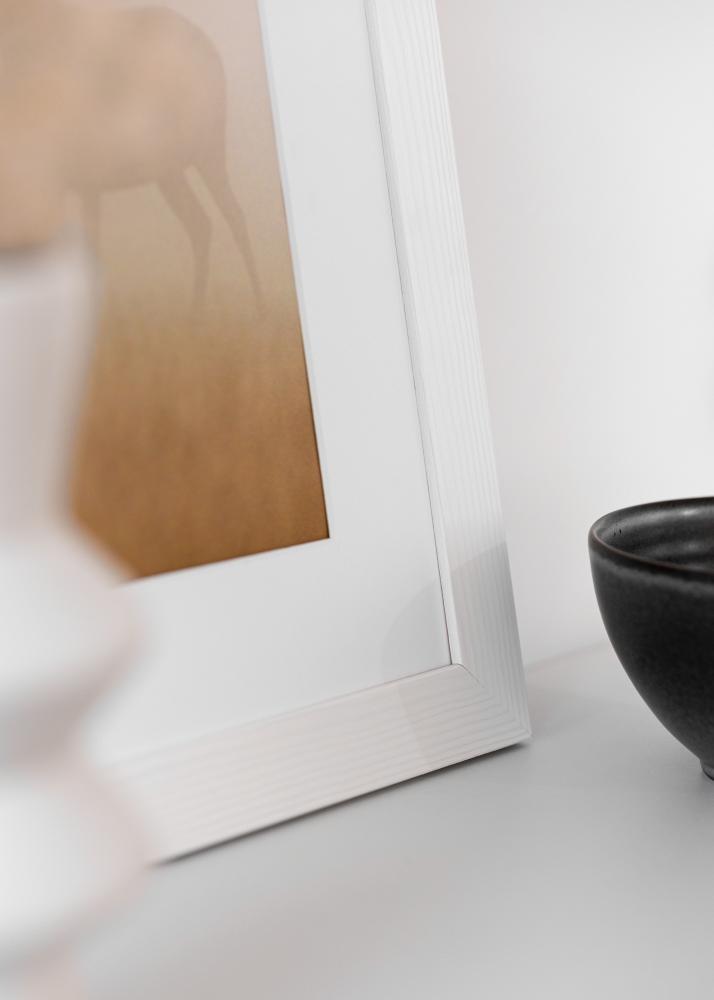 Jämtlands Ramfabrik Rahmen Sandra Acrylglas Weiß 21x29,7 cm (A4)