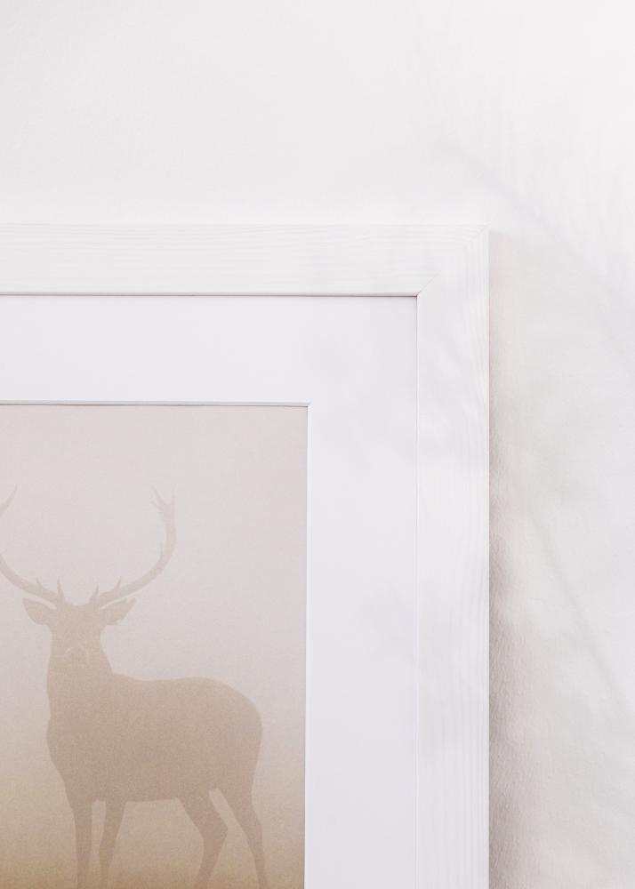 Jämtlands Ramfabrik Rahmen Sandra Acrylglas Weiß 21x29,7 cm (A4)