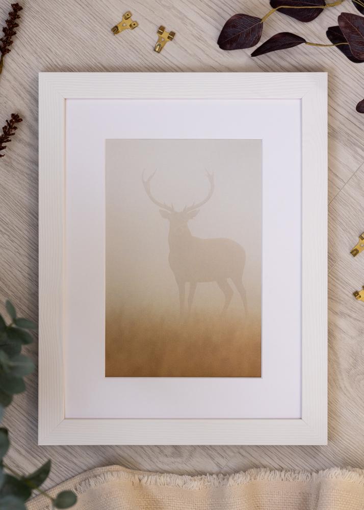 Jämtlands Ramfabrik Rahmen Sandra Acrylglas Weiß 21x29,7 cm (A4)