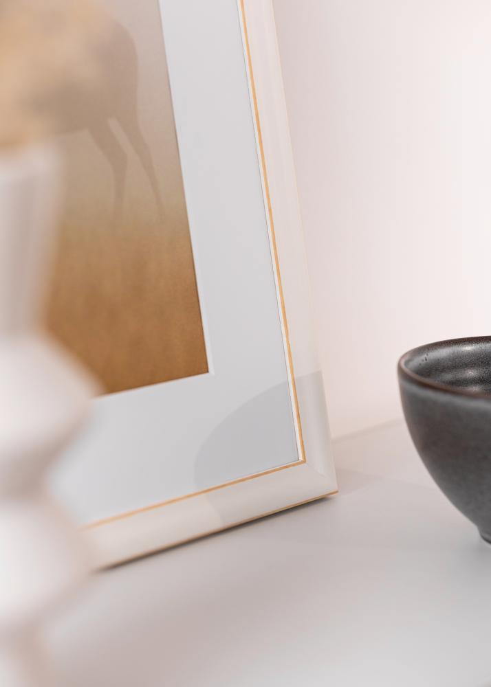 Jämtlands Ramfabrik Rahmen Marie Claire Acrylglas Weiß 59,4x84,1 cm (A1)