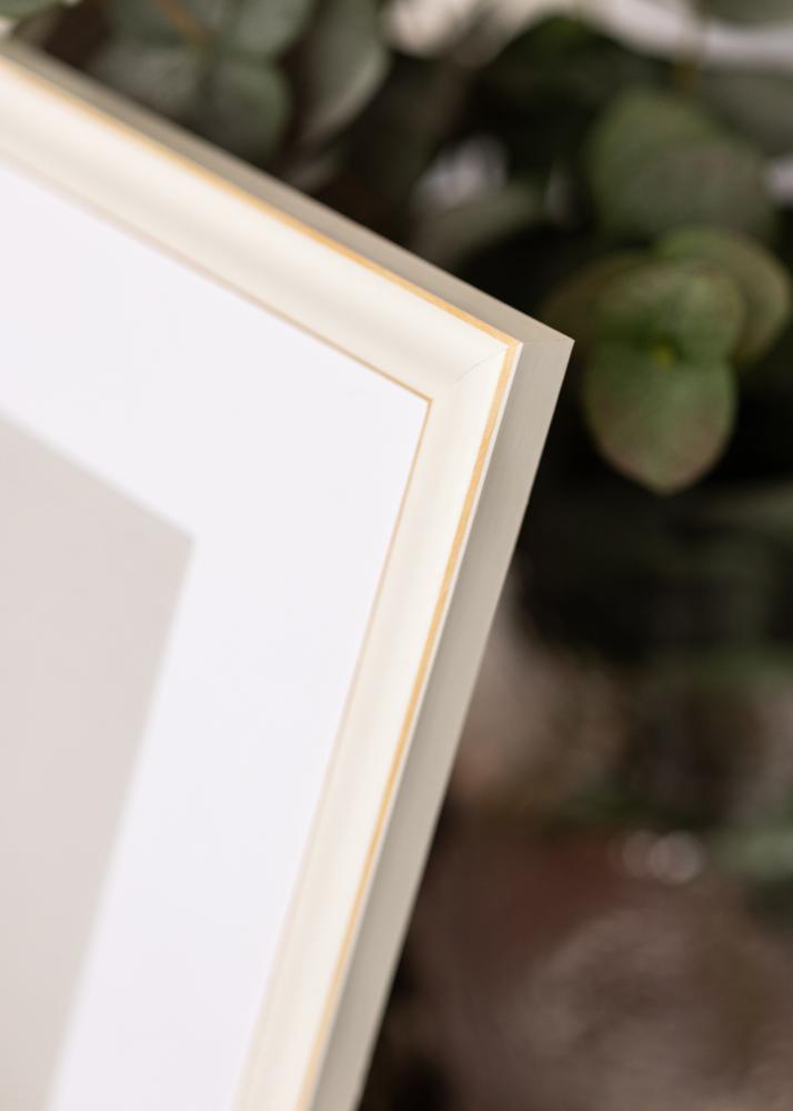 Jämtlands Ramfabrik Rahmen Marie Claire Acrylglas Weiß 59,4x84,1 cm (A1)