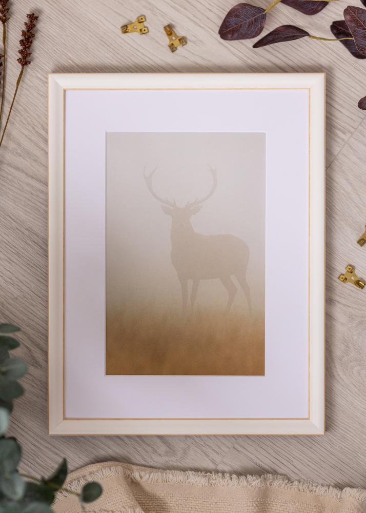 Jämtlands Ramfabrik Rahmen Marie Claire Acrylglas Weiß 59,4x84,1 cm (A1)