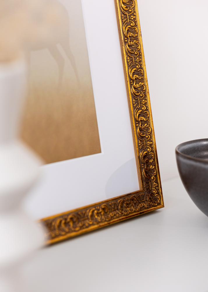 Jämtlands Ramfabrik Rahmen Amber Acrylglas Gold 50x70 cm