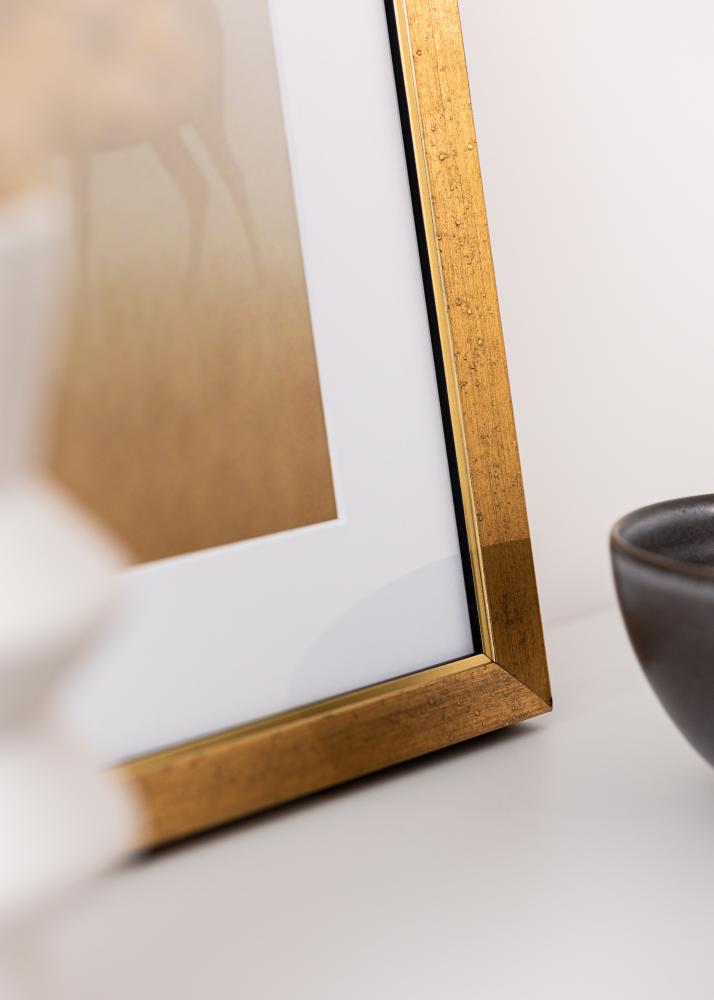 Jämtlands Ramfabrik Rahmen Brema Acrylglas Gold 20x30 cm