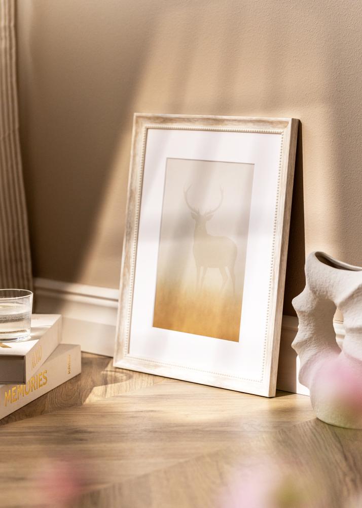 Jämtlands Ramfabrik Rahmen Soledad Acrylglas Weiß 59,4x84,1 cm (A1)