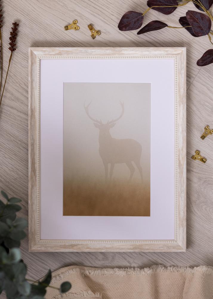 Jämtlands Ramfabrik Rahmen Soledad Acrylglas Weiß 59,4x84,1 cm (A1)