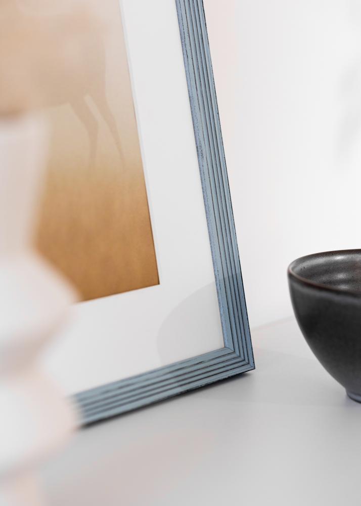 Jämtlands Ramfabrik Rahmen Tosca Acrylglas Blau 29,7x42 cm (A3)