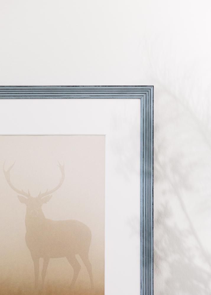 Jämtlands Ramfabrik Rahmen Tosca Acrylglas Blau 29,7x42 cm (A3)