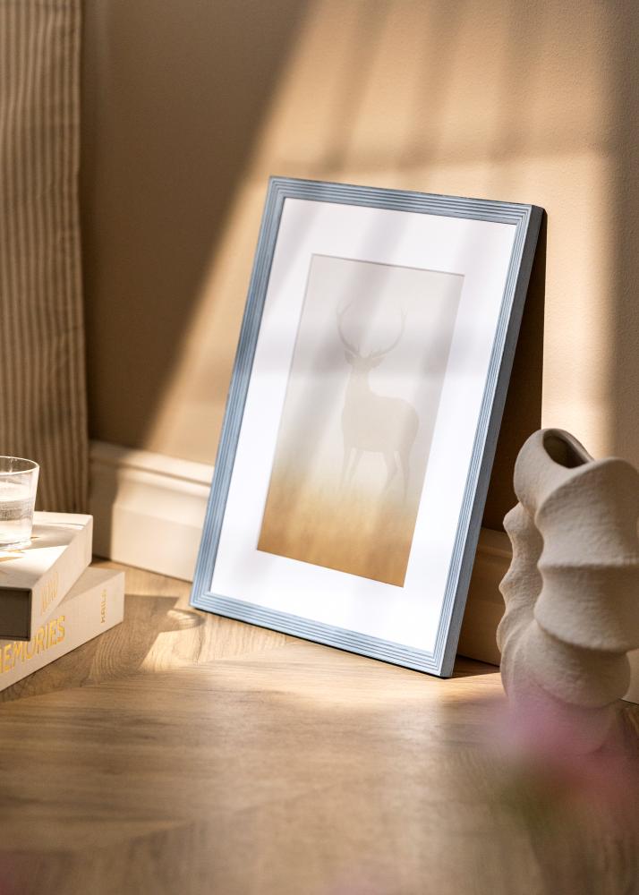 Jämtlands Ramfabrik Rahmen Tosca Acrylglas Blau 29,7x42 cm (A3)