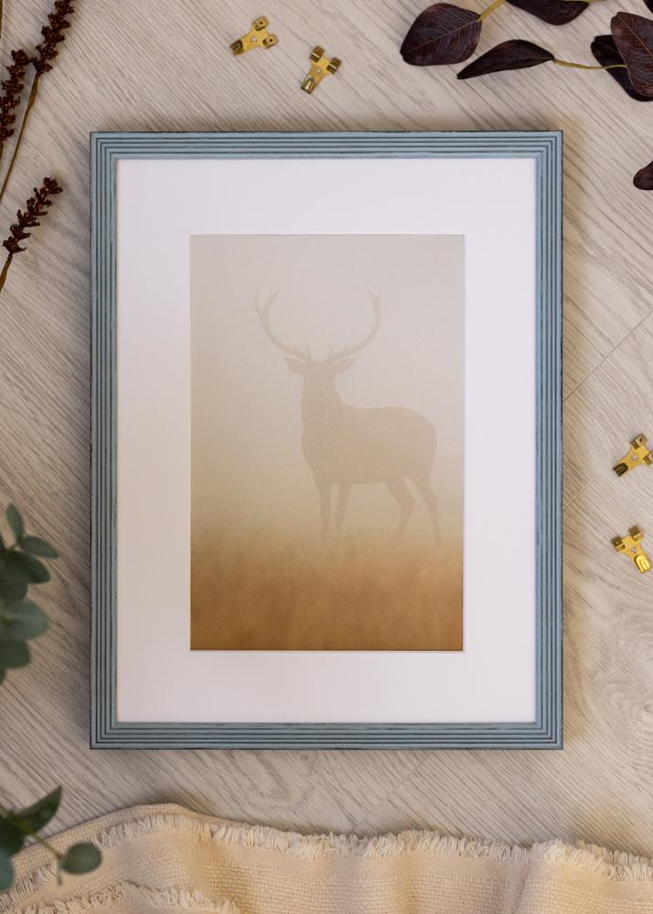 Jämtlands Ramfabrik Rahmen Tosca Acrylglas Blau 29,7x42 cm (A3)