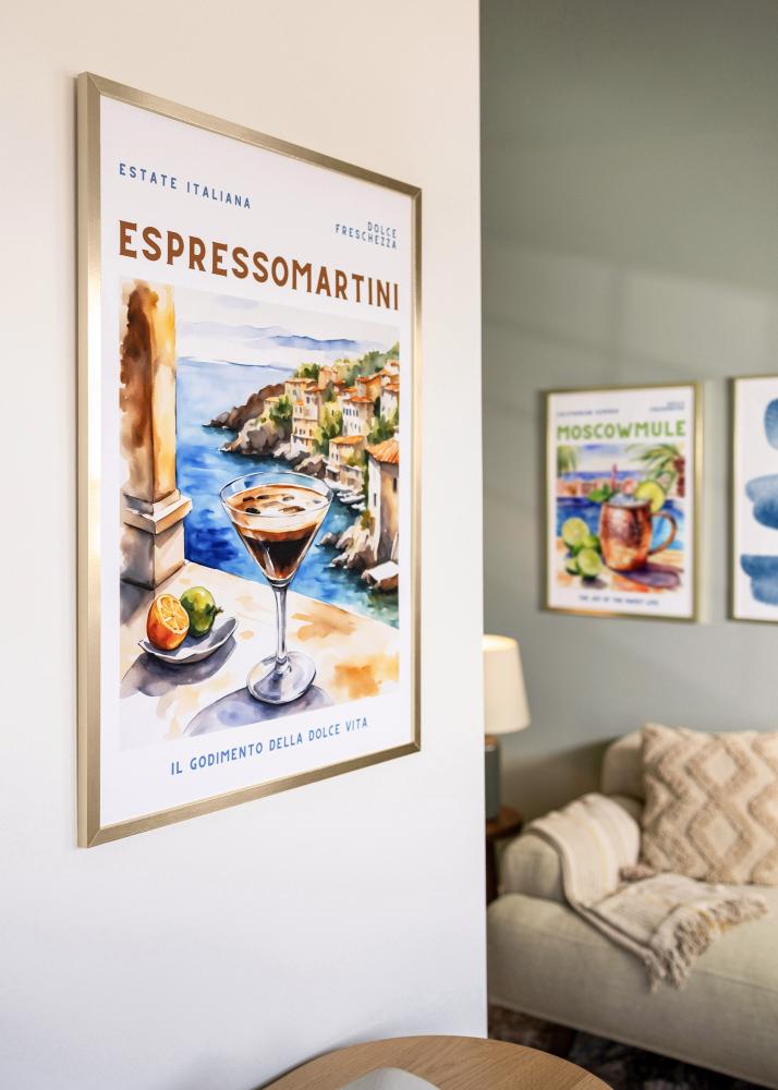 BGA Rahmen Trendy Acrylglas Gold 21x29,7 cm (A4)