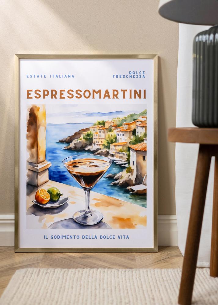 BGA Rahmen Trendy Acrylglas Gold 21x29,7 cm (A4)