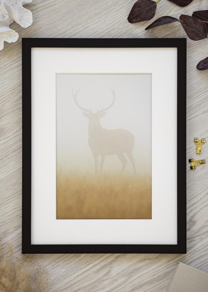 Innova Bilderrahmen Schwarz Breit 13 x 18 cm